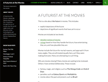 Tablet Screenshot of futuristmovies.com
